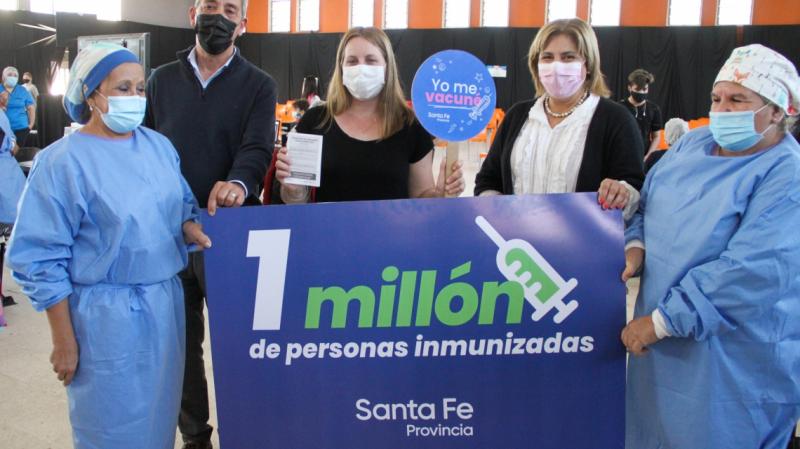 Covid-19: un millón de santafesinos ya recibieron las dos dosis.