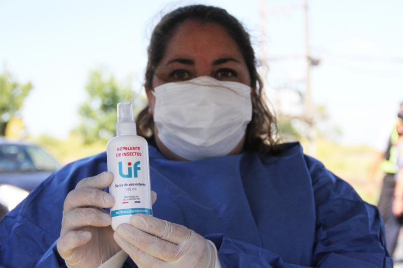 La provincia distribuirá alcohol en gel y repelente de mosquitos.