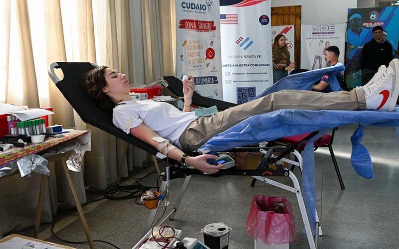 En 2025, 30.000 santafesinos donaron sangre en el sistema público.