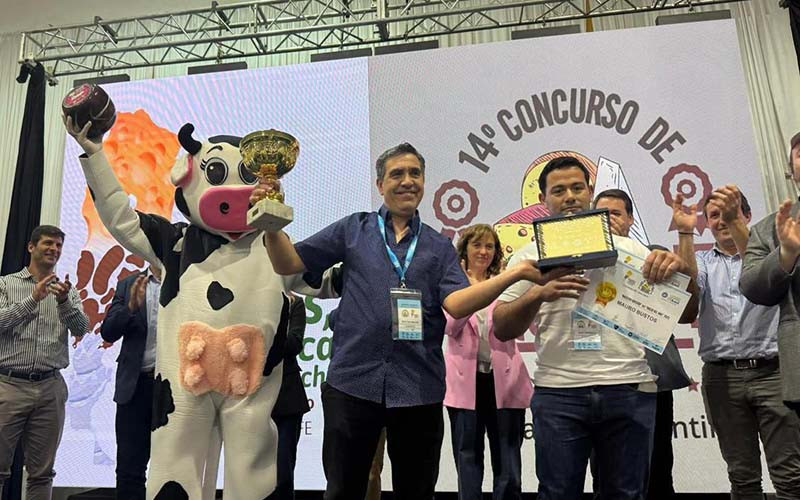 Producción con sello santafesino: más de 350 hormas compitieron en el Concurso Nacional de Quesos, Manteca y Dulce de Leche.