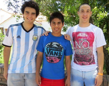 Los tres juveniles viajaron ayer a Buenos Aires. 