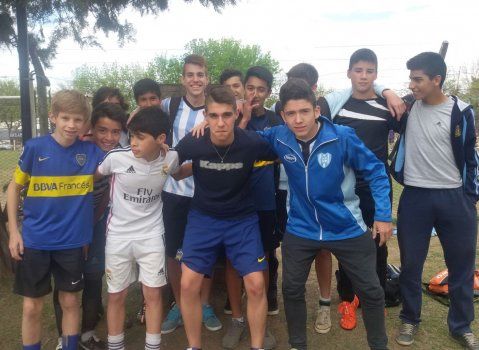La  prueba de jugadores en Americano.