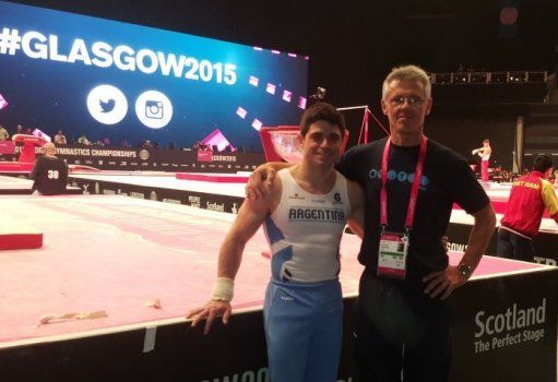 Federico Molinari en el Mundial de Glasgow.