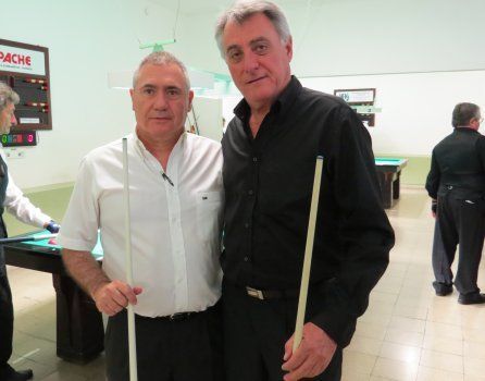 Sergio Baravalle y Walter Yovaldi, los representantes del Jockey Club Sastre.