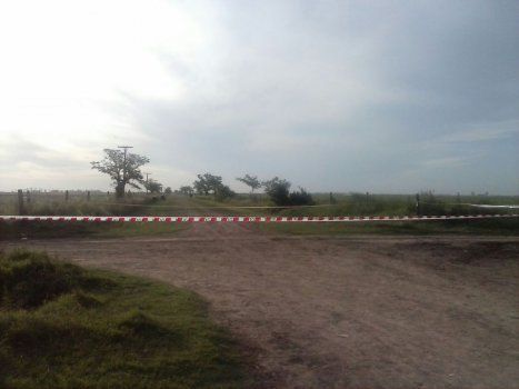 El cruce de caminos donde ocurrió el fatal accidente.