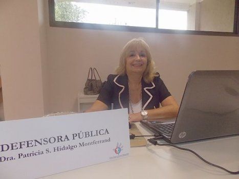 Patricia Hidalgo Montferrand. La defensora oficial de la ciudad de San Jorge fue amenazada de muerte tras una audiencia.