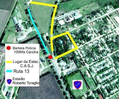 El mapa de ingreso de los visitantes a Carlos Pellegrini