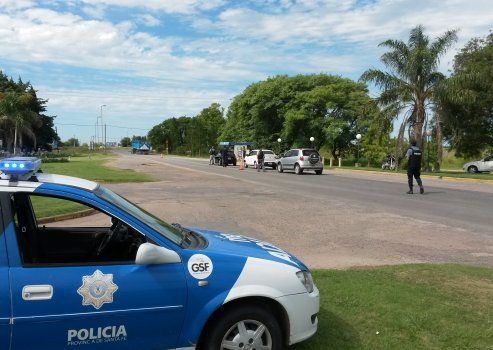Durante el operativo que se realiza en ruta 13, en el acceso a la ciudad de Sastre.