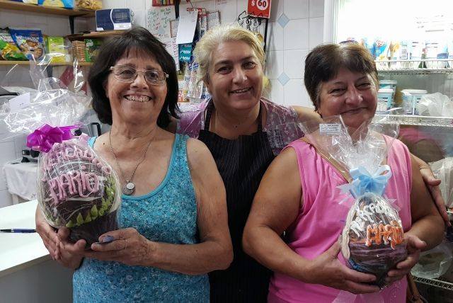 Las ganadoras de la promo de Pascuas.