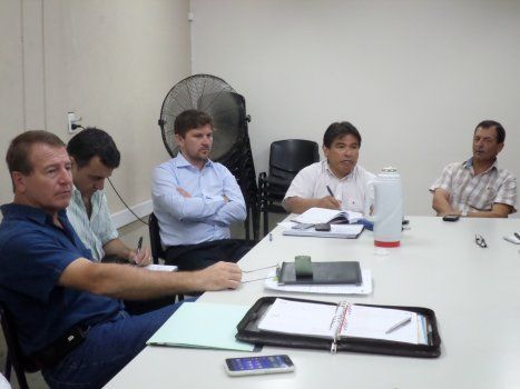 Durante la reuni&oacute;n en Rafaela.