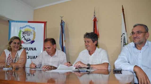 La provincia mejora la red de cloacas en María Juana y San Vicente