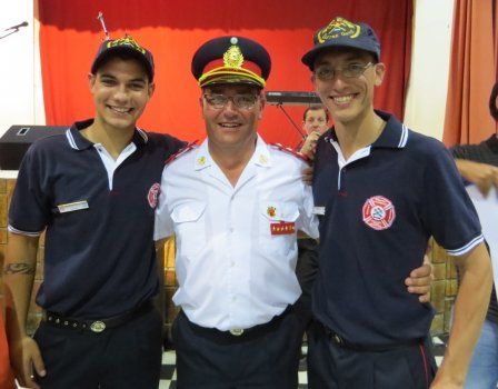 Bianciotto y Piola junto al director Regional Gerardo Magnano.