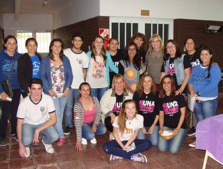 Luego de la charla de Gaby Sosa en la Escuela "Patricias Mendocinas".