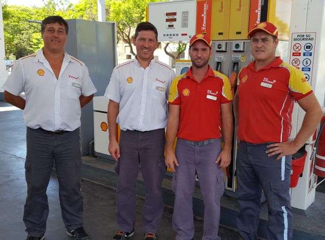 Hugo Sviezzi (h), Pablo Sviezzi junto a Marcelo Delfino y Pablo Puricelli.